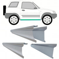 Pannello di riparazione sottoporta interno ed esterno per Toyota Rav4 1994-2000 / Sinistra = Destra (simmetrico) / Set 11325
