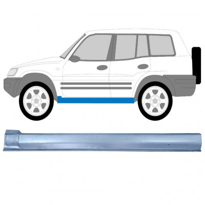 Pannello di riparazione sottoporta lamiera per Toyota Rav4 1994-2000 / Sinistra 7282