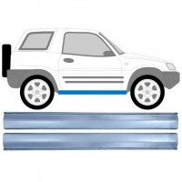 Pannello di riparazione sottoporta lamiera per Toyota Rav4 1994-2000 / Sinistra = Destra (simmetrico) / Set 9360
