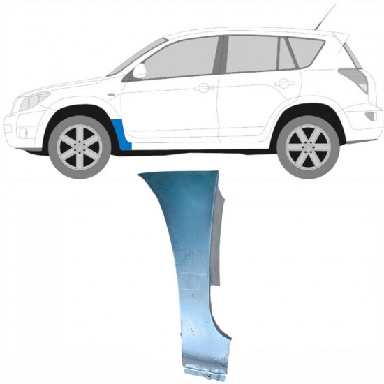 Pannello di riparazione parafango anteriore per Toyota Rav4 2006-2013 / Sinistra 12895