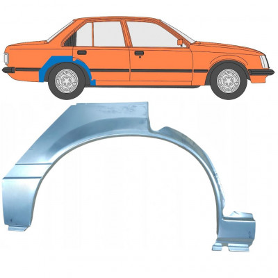 Pannello di riparazione parafango posteriore per Opel Rekord E 1977-1986 / Destra 8076