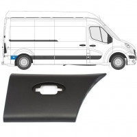 Modanatura laterale parafango posteriore dietro la ruota per Nissan NV400 2010- / Destra 13683
