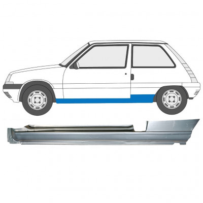 Sottoporta Lamiera Completo per Renault 5 1984-1996 / Sinistra 7384