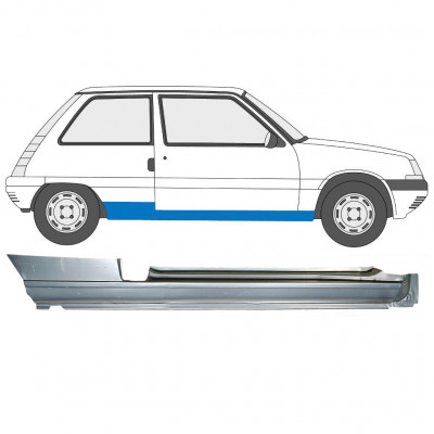 Sottoporta Lamiera Completo per Renault 5 1984-1996 / Destra 7383