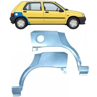 Pannello di riparazione parafango posteriore per Renault Clio I 1990-1998 / Sinistra+Destra / Set 9849