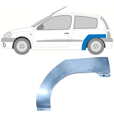 Pannello di riparazione parafango posteriore per Renault Clio II 1998-2012 / Sinistra 7264