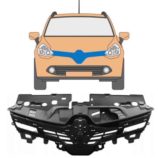 Griglia per Renault Clio IV 2012-2016 16230