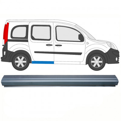 Pannello di riparazione sottoporta porta scorrevole per Renault Kangoo 2008-2020 / Sinistra = Destra (simmetrico) 8608