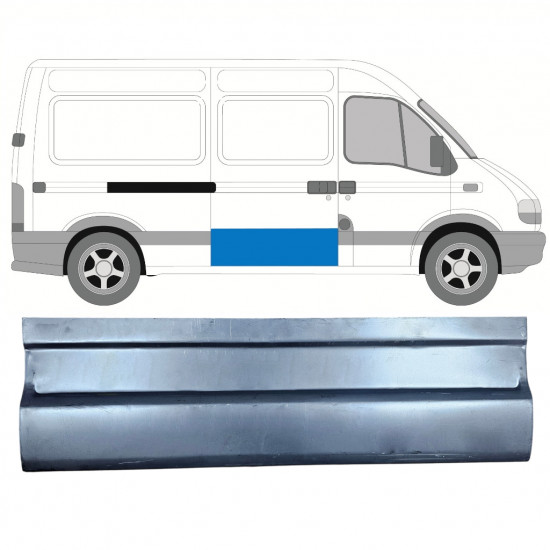 Pannello di riparazione porta scorrevole per Renault Master 1998-2010 / Destra 7375
