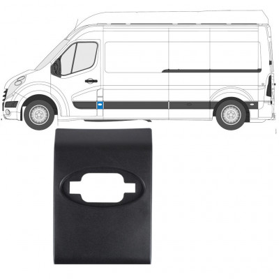 Modanatura laterale anteriore con apertura per Renault Master 2010- / Sinistra 7212