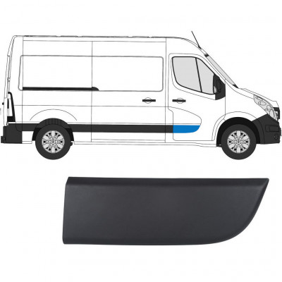 Modanatura porta anteriore per Renault Master 2010- / Destra 7209