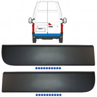 Modanatura laterale porta posteriore per Nissan NV400 2010- / Sinistra+Destra 15642