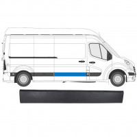 Modanatura laterale porta scorrevole per Opel Movano 2010-2021 / Destra 13674