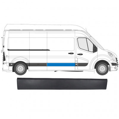 Modanatura laterale porta scorrevole per Renault Master 2010- / Destra 7214