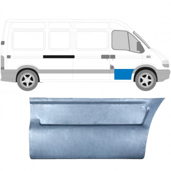 Pannello di riparazione porta anteriore per Renault Master 1998-2010 / Destra 6914
