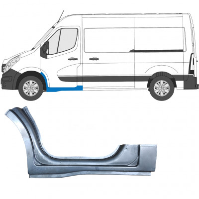 Pannello di riparazione davanzale della porta anteriore per Renault Master 2010- / Sinistra 5955