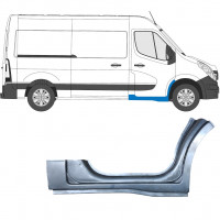 Pannello di riparazione davanzale della porta anteriore per Opel Movano 2010-2021 / Destra 13490