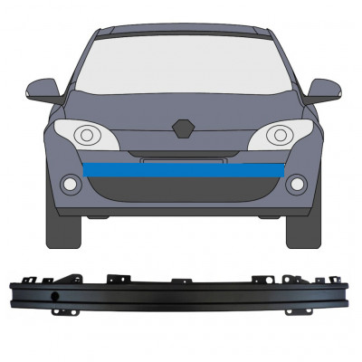 Rinforzo paraurti anteriore per Renault Megane III 2008-2016 9341