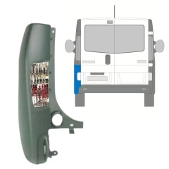 Angolo paraurti posteriore con lampada per Renault Trafic 2001-2014 / Sinistra / Set 10066