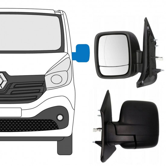 Specchietto laterale elettrico per Renault Trafic 2014- / Sinistra 8230
