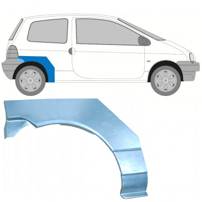Pannello di riparazione parafango posteriore per Renault Twingo 1993-2007 / Destra 8264