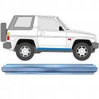 Pannello di riparazione sottoporta lamiera per Daihatsu Feroza Rocky Fourtrak 1984-1993 / Sinistra = Destra (simmetrico) 8815