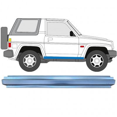 Pannello di riparazione sottoporta lamiera per Daihatsu Feroza Rocky Fourtrak 1984-1993 / Sinistra = Destra (simmetrico) 8815