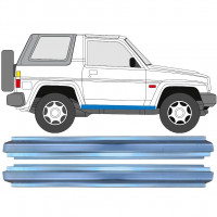 Pannello di riparazione sottoporta lamiera per Daihatsu Feroza Rocky Fourtrak 1984-1993 / Sinistra = Destra (simmetrico) / Set 10468