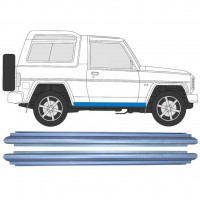 Pannello di riparazione sottoporta lamiera per Daihatsu Feroza Rocky Fourtrak 1993-2001 / Sinistra = Destra (simmetrico) / Set 9761
