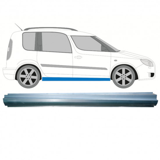 Pannello di riparazione sottoporta lamiera per Skoda Roomster Praktik 2006-2015 / Destra 8109
