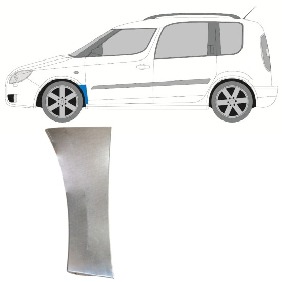 Pannello di riparazione parafango anteriore per Skoda Roomster Praktik 2006-2015 / Sinistra 14694