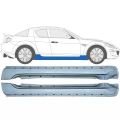 Sottoporta Lamiera Completo per Mazda RX-8 2003-2012 / Sinistra+Destra / Set 9284