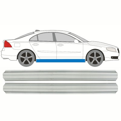 Pannello di riparazione sottoporta lamiera per Volvo S80 2006-2016 / Sinistra = Destra (simmetrico) / Set 10250