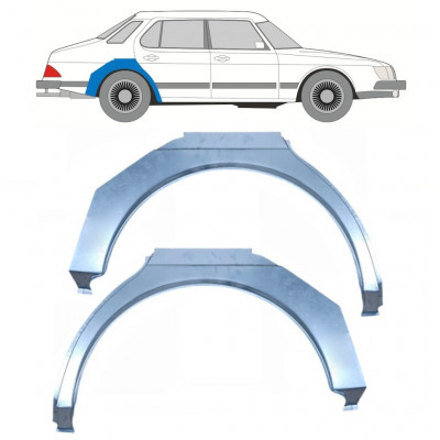 Pannello di riparazione parafango posteriore per Saab 900 1978-1998 / Sinistra+Destra / Set 11045