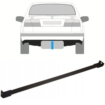 Cinghie serbatoio carburante per Saab 9-5 1997-2010 15030