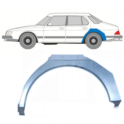 Pannello di riparazione parafango posteriore per Saab 900 1978-1998 / Sinistra 11044