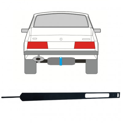 Cinghie serbatoio carburante per Saab 900 1978-1998 11735