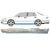 Sottoporta Lamiera Completo per Saab 9-5 1997-2010 / Sinistra / COMBI / SEDAN 14630