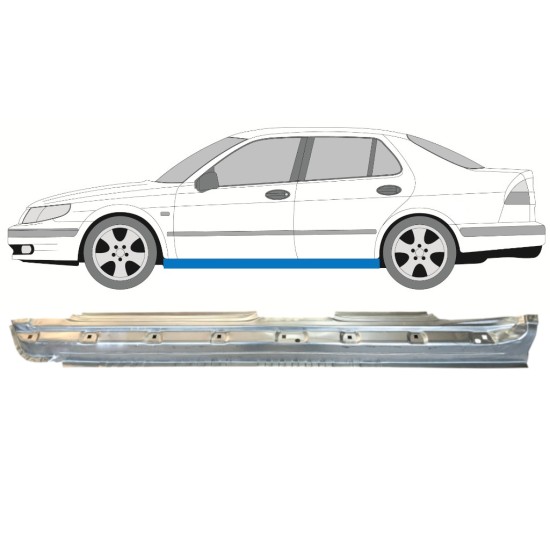 Sottoporta Lamiera Completo per Saab 9-5 1997-2010 / Sinistra / COMBI / SEDAN 14630