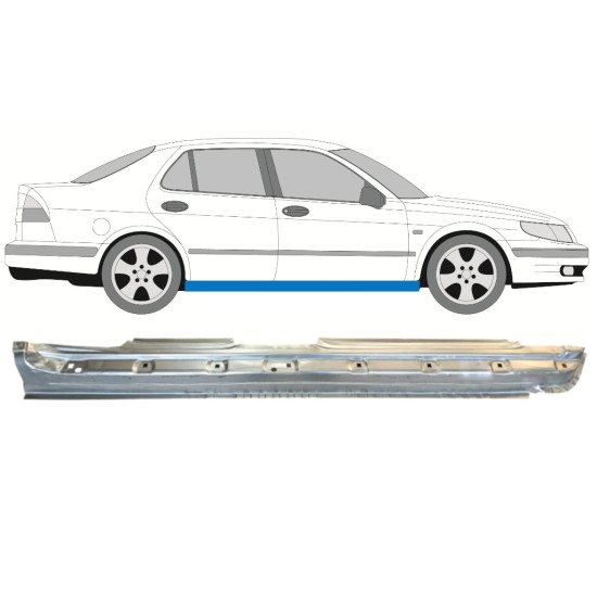 Sottoporta Lamiera Completo per Saab 9-5 1997-2010 / Destra / COMBI / SEDAN 14629