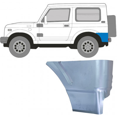 Pannello di riparazione sezione posteriore parafango posteriore per Suzuki Samurai 1981- / Sinistra 7024