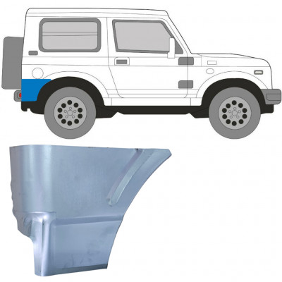 Lamiera di riparazione dell'angolo posteriore per Suzuki Samurai 1981- / Destra 7023