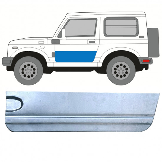 Lamierato riparazione porta per Suzuki Samurai 1981- / Sinistra 8238
