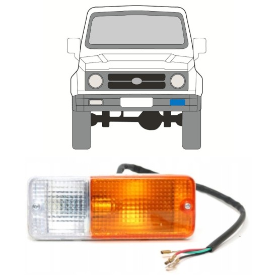 Indicatore di direzione laterale per Suzuki Samurai 1981- / Sinistra 15855