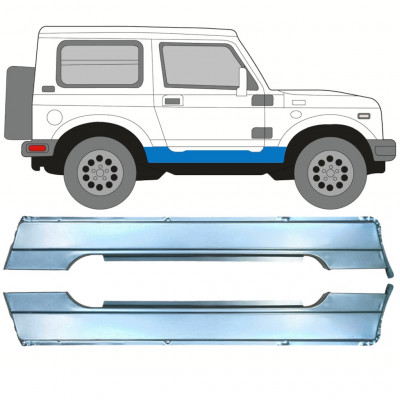 Sottoporta Lamiera Completo per Suzuki Samurai 1981- / Sinistra+Destra / Set 10030