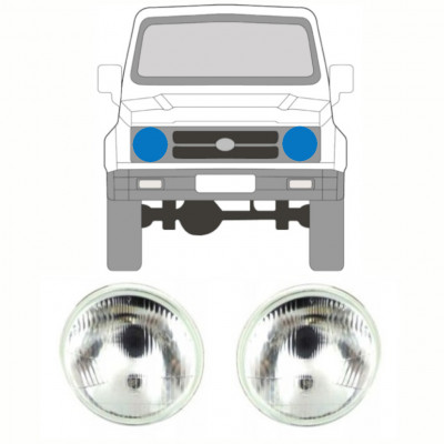 Faro per Suzuki Samurai 1981- / Sinistra+Destra / Set 12651