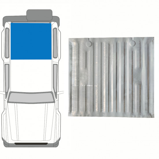 Pannello di riparazione pavimento posteriore per Suzuki Samurai 1981- 9087