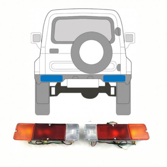 Lampada per Suzuki Samurai 1981- / Sinistra+Destra / Set 12653