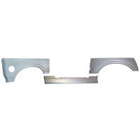 Pannello di riparazione sottoporta + parafango anteriore + posteriore per Suzuki Samurai 1981- / Destra / Set 11179