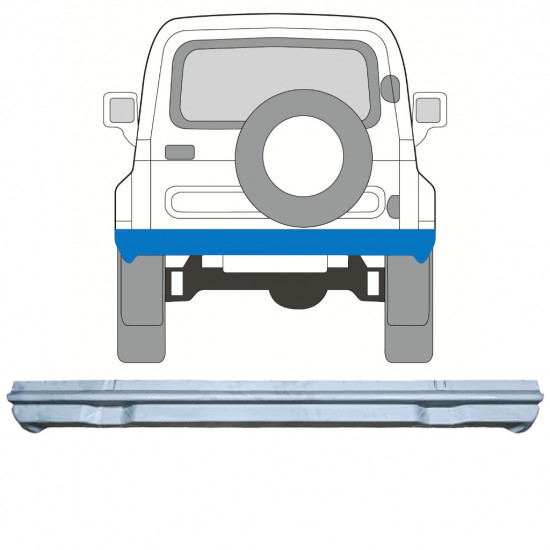 Pannello di riparazione posteriore esterno per Suzuki Samurai 1981- 11764
